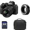 Nikon Kit fotografico personalizzato creato utilizzando NIKON Z50 II + Z 18-140 + Sac + Carte SD 8 Go