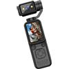 Generic Action Camera portatile 4K con Live, nero | Display Integrato da 5 cm, Revisione Video Clip On-Dispositivo, Controlli Touch per Impostazioni e Funzioni Fotocamera