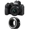 Nikon Kit fotografico personalizzato creato utilizzando NIKON Z50 II + Z 16-50 + Adaptateur FTZ II