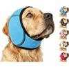 Endyniner Paraorecchie per cani con cancellazione del rumore, silenziosa, con cappuccio, regolabile, per toelettatura, bagno e nuoto (blu, L)