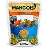 Mangolè Esotici Plus Mangime per Uccelli Esotici con Biscotti | Mangime per uccelli esotici, miglio giallo e bianco, panico, scagliola, miglio rosso, biscotti tritati