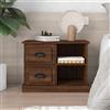 Generico Comodino Rovere Marrone 60x35,5x45 cm,Marrone,16.9kg,816375