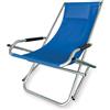 Giordanoshop Sedia Sdraio Basculante Pieghevole in Alluminio Elba Blu