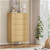 Garvee Set da 2 Cassettiera/Comò effetto legno naturale, 100x39,5x75 cm | 6 cassetti ciascuna, Mobili contenitore, Per camera da letto, Per ingresso/corridoio