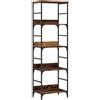 Generic Libreria Legno Antico 50x33x153 cm Truciolato | truciolato, 4 scomparti, legno antico, 153 cm alta, facile pulizia