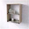 Alfredo Calandrelli Calandrelli Pensile Scolapiatti H 72 L 60 P 33 cm Olmo | materiale nobilitato