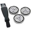 Generico Testina rasoio, compatibile con Philips, HQ3 HQ4 HQ55 HQ56 | Per HQ300 HQ442 HQ916 HQ5426 HS190 HQ6990 rasoi elettrici, lama di ricambio