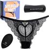 MySecretCase Mutandine Vibranti con Telecomando - Vibratoreper Donna Professionale, Stimolatore Vibrante Donne Piccolo,SexToys Coppia, Vibratore Clitoride Femminile, Mutande a distanza M/L