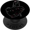 Magnet Fishing Magnet Fisherman Christma Magnete da pescatore con calamita, cappello di Natale PopSockets PopGrip Adesivo