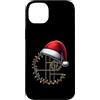 Fibonacci Golden Ratio Sacred Geometry X Custodia per iPhone 14 Plus Fibonacci Golden Ratio Sacra Geometria Natale Cappello Natale