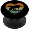 Retro Tier Silhouetten für jung und alt Amo api vintage miele ventaglio api apicoltore api api PopSockets PopGrip Adesivo