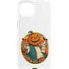 Grinworks Custodia per iPhone 15 Plus Halloween Zucca Nonno Ritirato Vibes