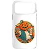 Grinworks Custodia per iPhone 17 Pro Max Halloween Zucca Nonno Ritirato Vibes