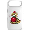 Garden of Eden Snake Adam and Eve Christ Custodia per iPhone Air Giardino dell'Eden Snake Mangia Apple Adamo ed Eva Cappello di Natale