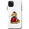 Garden of Eden Snake Adam and Eve Christ Custodia per iPhone 11 Pro Max Giardino dell'Eden Snake Mangia Apple Adamo ed Eva Cappello di Natale