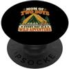 Two Boys Adventure Crew Mamma di due ragazzi ogni altro giorno è una selvaggia avventura in campeggio PopSockets PopGrip Adesivo