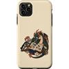 Fantasy Bookish Realm Custodia per iPhone 11 Pro Max Libro Drago e Cavaliere per gli amanti dei libri fantasy