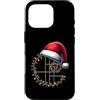 Fibonacci Golden Ratio Sacred Geometry X Custodia per iPhone 16 Pro Fibonacci Golden Ratio Sacra Geometria Natale Cappello Natale