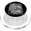 Bahaa's Tee Roma Italia Viaggi Colosseo Città Italiana Graphic Doodles PopSockets PopGrip per MagSafe