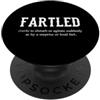 Scherzo papà artigiano FARTLED Scherzo Papà Divertimento FARTLED Artigiano PopSockets PopGrip Adesivo