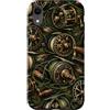 Heritage Fly Fishing Reel Pattern Custodia per iPhone XR Mulinello da pesca a mosca vintage, design classico per pescatori