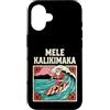 Hawaiian Christmas Surf Co Custodia per iPhone 16 Mele Kalikimaka Surf Babbo Natale hawaiano