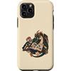 Fantasy Bookish Realm Custodia per iPhone 11 Pro Libro Drago e Cavaliere per gli amanti dei libri fantasy