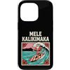 Hawaiian Christmas Surf Co Custodia per iPhone 13 Pro Mele Kalikimaka Surf Babbo Natale hawaiano