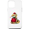 Garden of Eden Snake Adam and Eve Christ Custodia per iPhone 12 Pro Max Giardino dell'Eden Snake Mangia Apple Adamo ed Eva Cappello di Natale