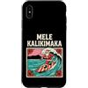 Hawaiian Christmas Surf Co Custodia per iPhone XS Max Mele Kalikimaka Surf Babbo Natale hawaiano