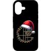 Fibonacci Golden Ratio Sacred Geometry X Custodia per iPhone 17 Fibonacci Golden Ratio Sacra Geometria Natale Cappello Natale