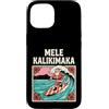 Hawaiian Christmas Surf Co Custodia per iPhone 15 Mele Kalikimaka Surf Babbo Natale hawaiano