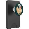 Chicken Coop Humor Carino Pollo in Inverno Cappello Cottagecore Fattoria Animale PopSockets PopWallet per MagSafe