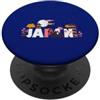 CRAZEELEBAH INC FIORE DI CILIEGIO SAKURA, MONTE FUJI, TEMPIO E VENTAGLIO DEL PopSockets PopGrip Adesivo