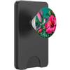 Hummingbird Animal Lover Gifts Colibrì su ibisco fucsia PopSockets PopWallet per MagSafe