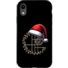 Fibonacci Golden Ratio Sacred Geometry X Custodia per iPhone XR Fibonacci Golden Ratio Sacra Geometria Natale Cappello Natale