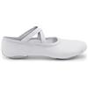 Capezio Ballerine da donna Hanami in tela, bianco, 45.5 EU | Scarpe da danza