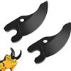 Gosknor 2 Lame per Cesoie da Potatura DeWalt, Replaces N920015 | Lame Ricambio Acciaio Ad Alto Tenore Carbonio per Potatore Batteria Compatibili con DeWalt DCPR320 DCPR320B DCPR320D1 2727-20