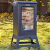 EAST OAK - fumatore elettrico digitale da 30 pollici, affumicatore per esterni con porta in vetro e termometro per carne, 725 pollici quadrati di cottura con telecomando, blu notturno,