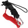 iplusmile Cordino Anti Smarrimento per Fotocamera Subacquea a Molla | Acciaio Inossidabile, Tpu e Nailon, Fibbia a Sgancio Rapido, per Immersioni e Snorkeling, Rosso