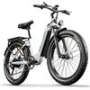 Shengmilo MX06 Bicicletta Elettrica Uomo/Donna, 80N.M, 26 Pollici Pneumatico Largo, Cambio a 7 Marce, Batteria 48V17.5AH, City Bike