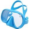 AsrMyjcx Maschera da Snorkeling con Lenti in Temperato Portatile Maschera Subacquea a Compatto Professionale per Spiaggia, Piscina, Viaggi