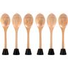 Didiseaon 6 trofei da cucina, premio cucchiaio di legno, souvenir premio | decorativo in legno per la cucina, premio per eventi, cucchiaio inciso come riconoscimento per concorsi di pasticceria,