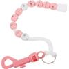 BESTOMZ Contapunti da Golf a Perline da Polso Clip, Rosa 30,5x1,5x1,5cm | Nailon e Plastico, Conteggio Non Digitale, per Allenamento all'Aperto, Arbitri e Uso Guanto