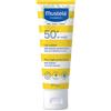 Mustela Latte Solare SPF50+ Protezione Molto Alta Viso e Corpo per Bambini, 40ml