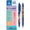 PILOT Frixion FR7 Naruto Shippuden Limited Edition - Penna a sfera cancellabile a calore/attrito, tratto medio, punta da 0,7 mm, confezione regalo da 2 penne, FriXion Ball + Clicker (blu)