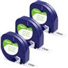 Markurlife A91220 Nastro Etichetta in Plastica Bianca 12 mm x 4 m Compatibile con Dymo Letratag