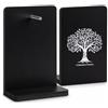 Il Calendario Positivo Supporto per Calendario Giornaliero con Fogli a Strappo | TOTAL BLACK | | Compatibile con Calendari a Blocco Formato A6 | Piolo in Plexiglass | 12x17x5,5 cm