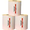 labex label Etichette termiche 70x50 mm su rotolo - Etichette Prodotti Adesive per Stampante Termica - 3 rotoli 3000 etichette - Senza nastro - TSC Godex compatibili - Labex Label