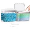 LORESJOY 2 Pezzi Dispenser Detersivo Lavatrice, 1.2L Contenitore Detersivo | Contenitore Detersivo Polvere, Ermetico Contenitori Detersivi Lavanderia, Barattolo per Bombe da Bagno,Cialde per Bucato